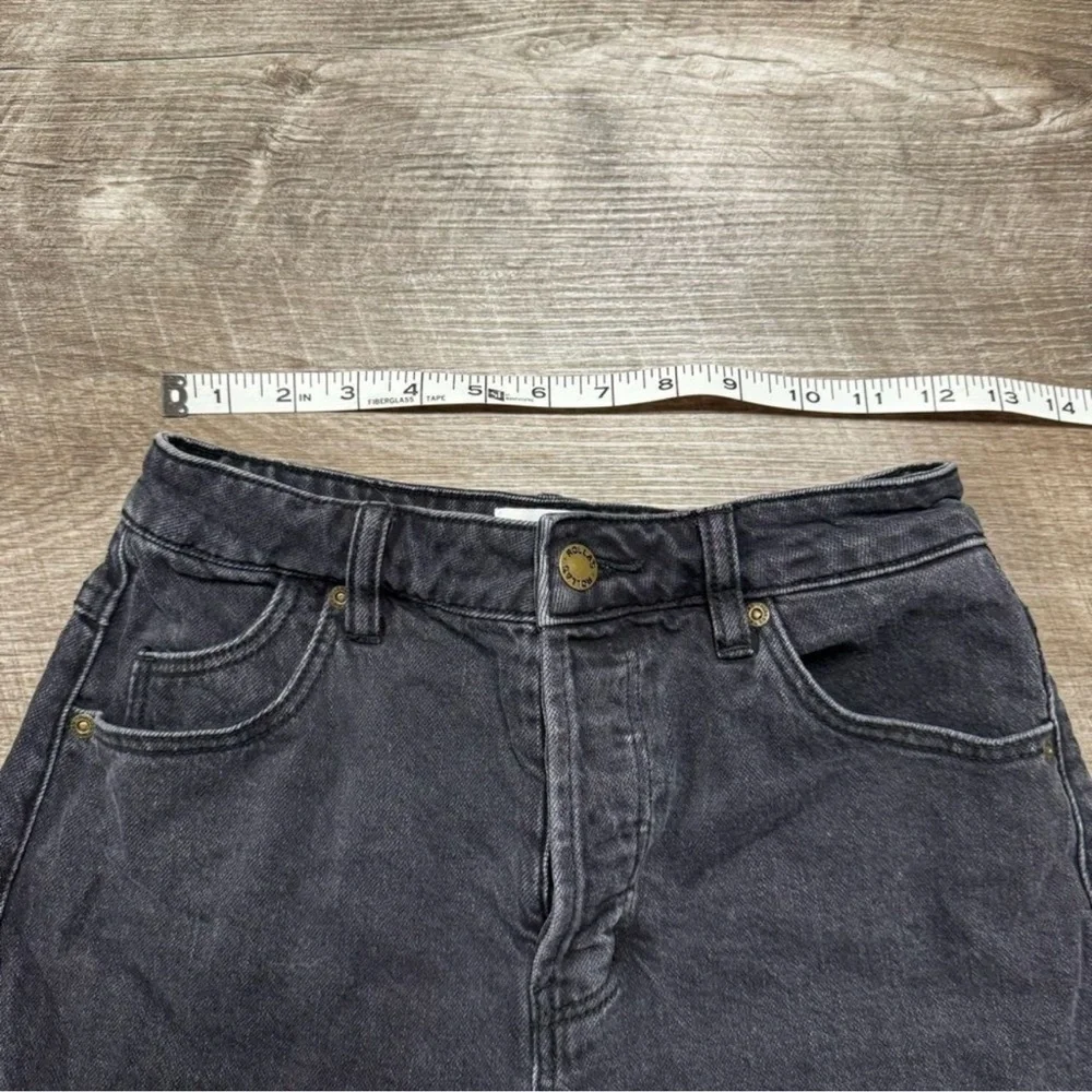 Rolla’s Black Original Short High Rise Cut Off Jean Shorts Size 25 - Picture 4 of 10